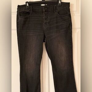 Old Navy Black Flare Jeans